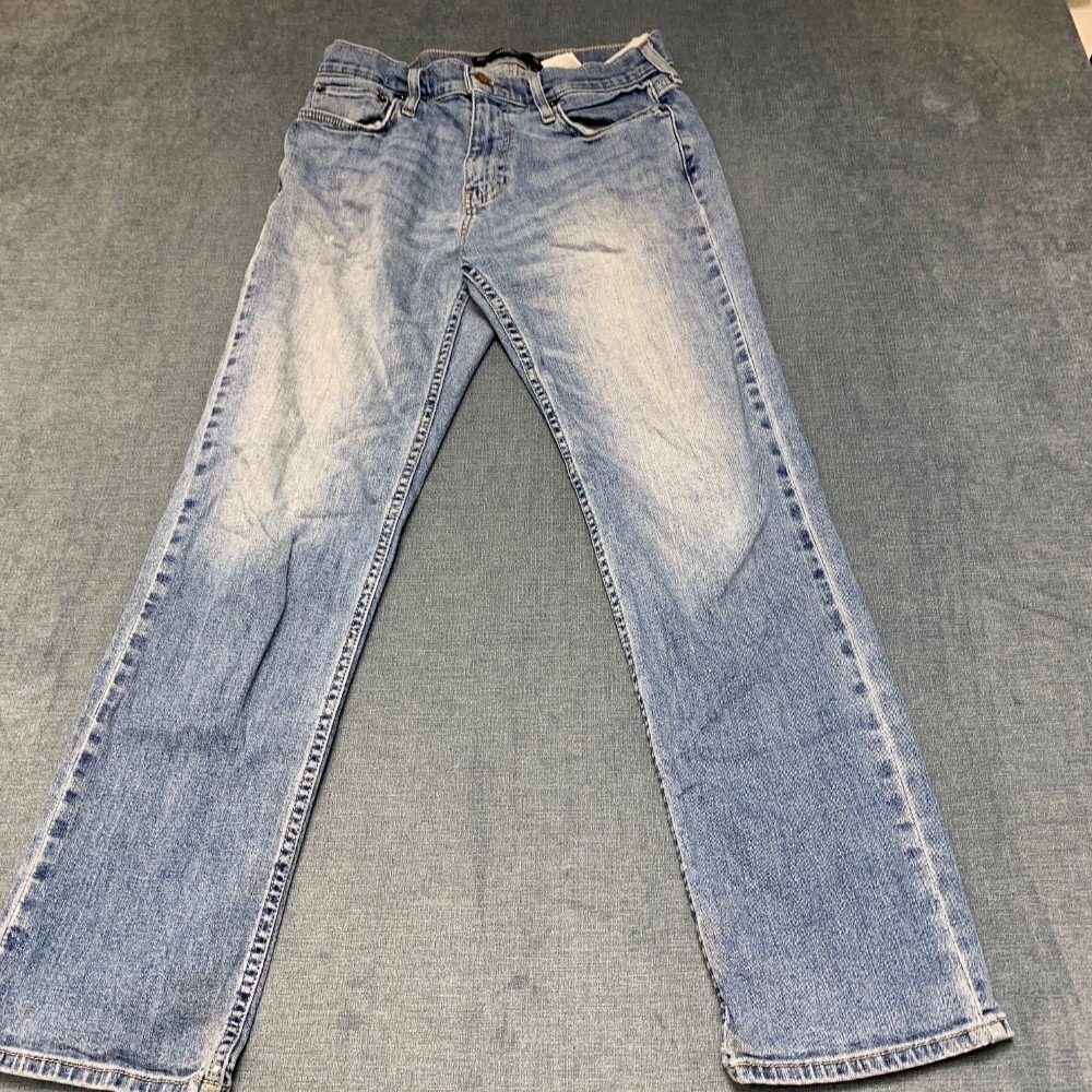 Hollister Epic Flex Jeans Mens 30x30 Blue Denim Comfort Medium Wash Straight Leg